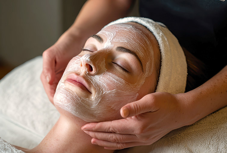 Soin du visage complet chez esthéticienne à Mouans-Sartoux
